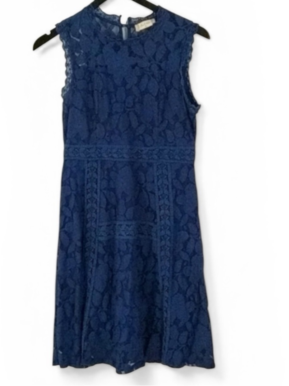 Altar'd State Navy Blue Lace Sleeveless Dress